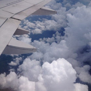 Clouds are a beautiful site, especially from above. They remain beautiful even if they can also indicate a bumpy ride.